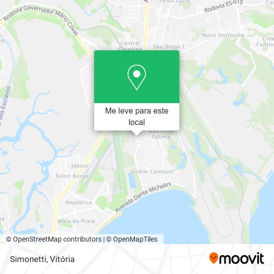 Simonetti mapa