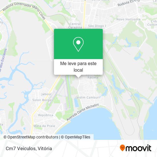 Cm7 Veiculos mapa