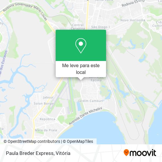 Paula Breder Express mapa