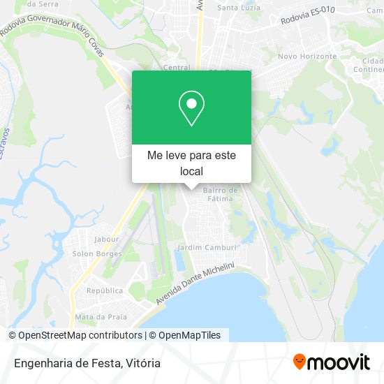 Engenharia de Festa mapa