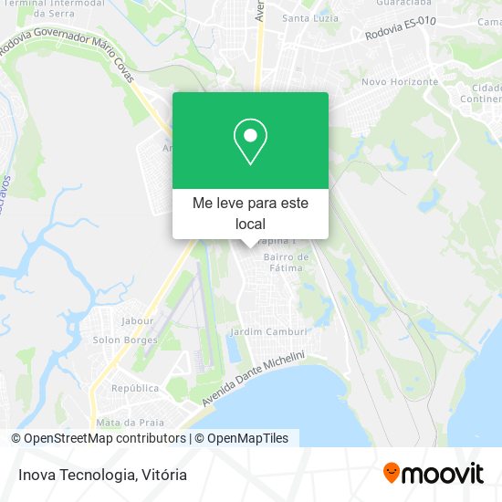 Inova Tecnologia mapa