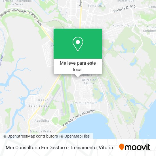 Mm Consultoria Em Gestao e Treinamento mapa