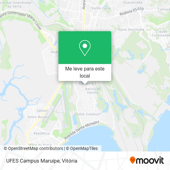 UFES Campus Maruípe mapa