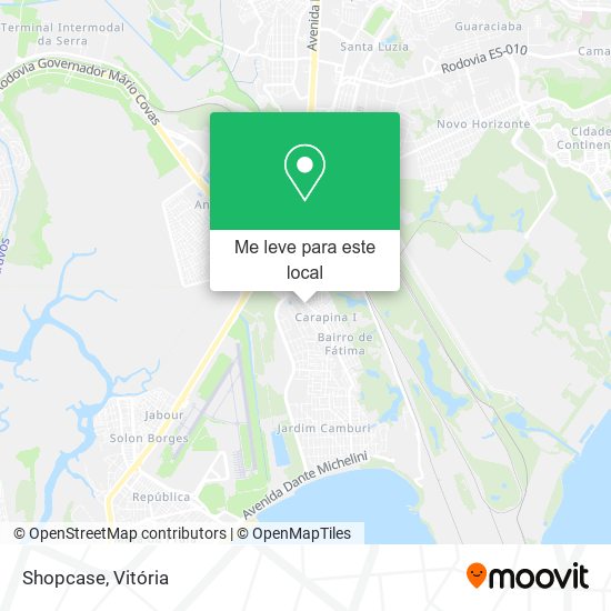 Shopcase mapa