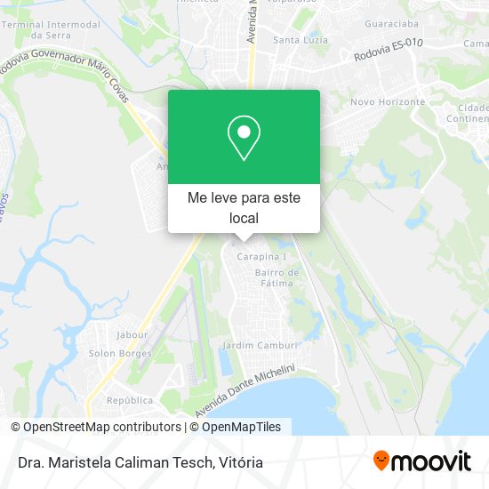 Dra. Maristela Caliman Tesch mapa