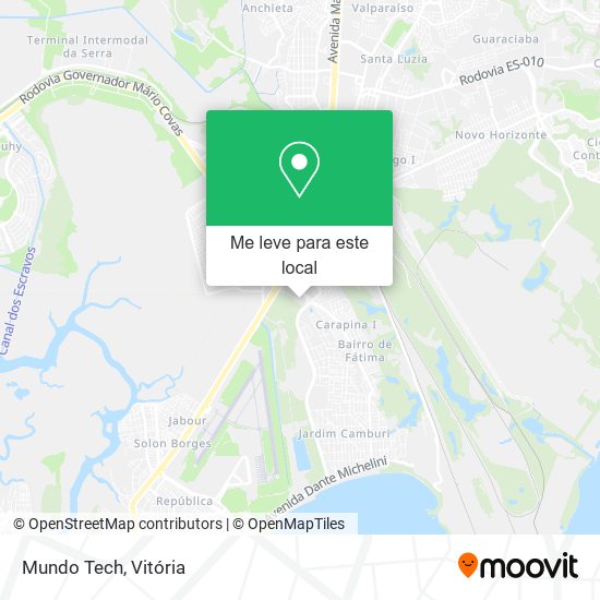 Mundo Tech mapa
