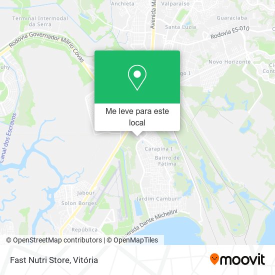 Fast Nutri Store mapa