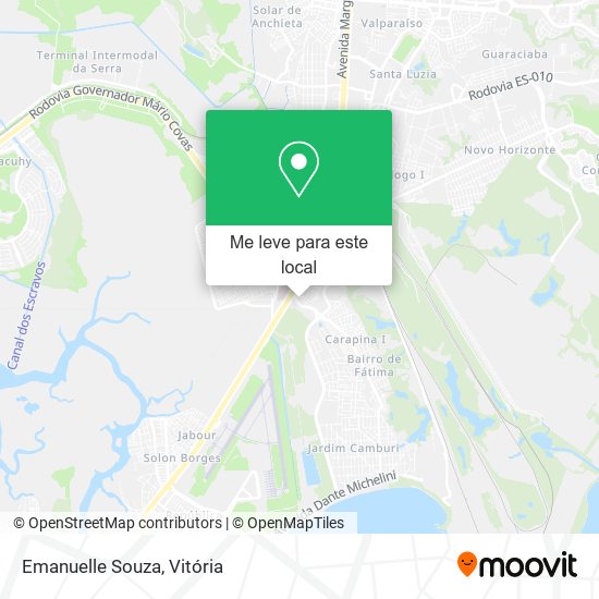 Emanuelle Souza mapa