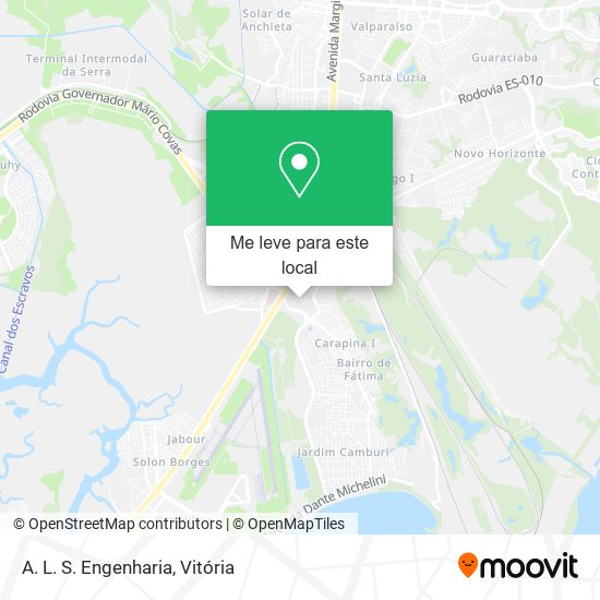 A. L. S. Engenharia mapa