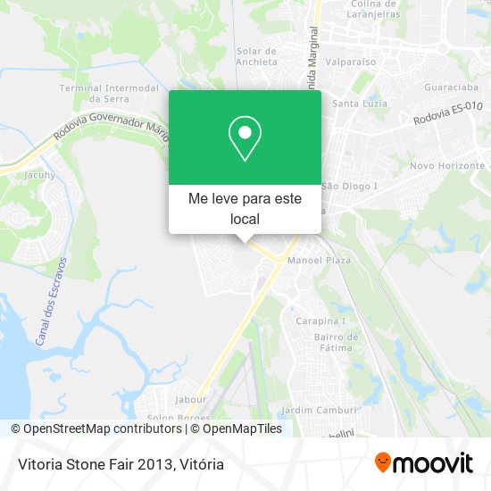 Vitoria Stone Fair 2013 mapa
