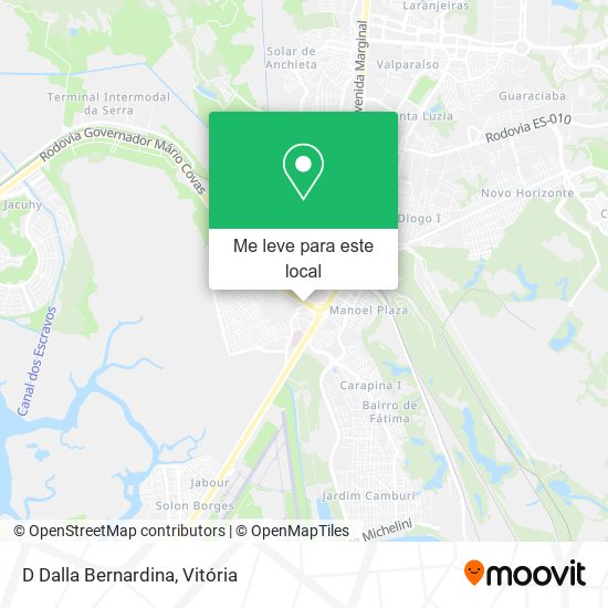 D Dalla Bernardina mapa