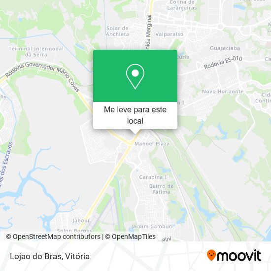 Lojao do Bras mapa