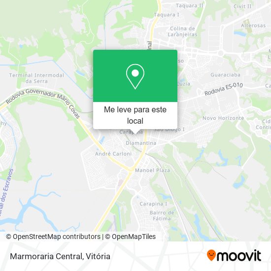 Marmoraria Central mapa