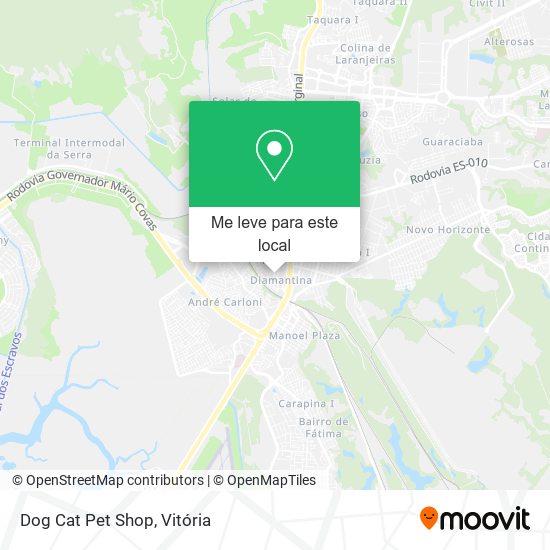 Dog Cat Pet Shop mapa