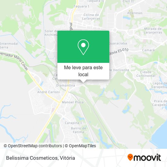 Belissima Cosmeticos mapa