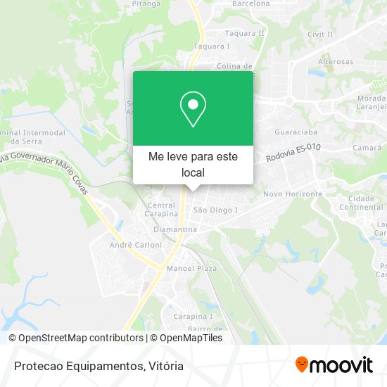 Protecao Equipamentos mapa