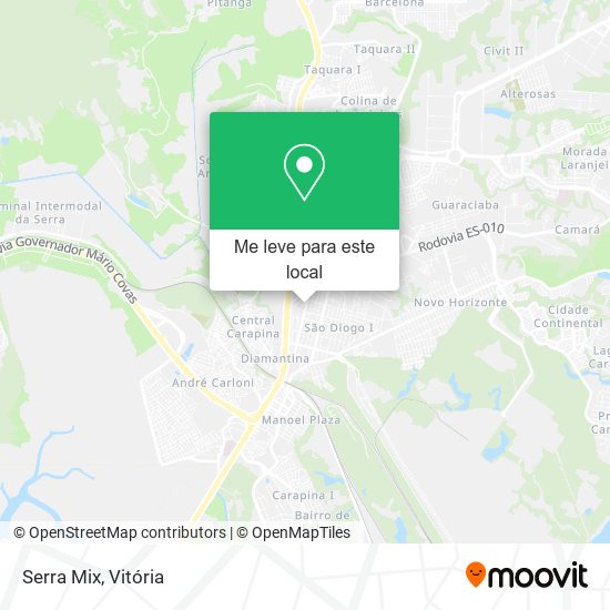 Serra Mix mapa