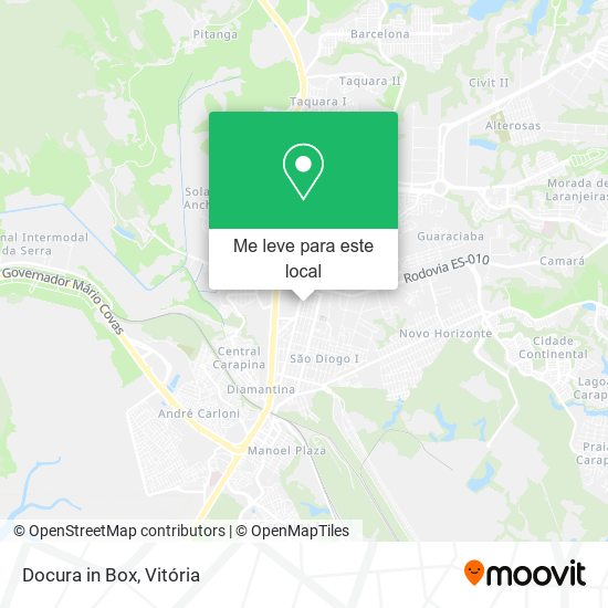 Docura in Box mapa