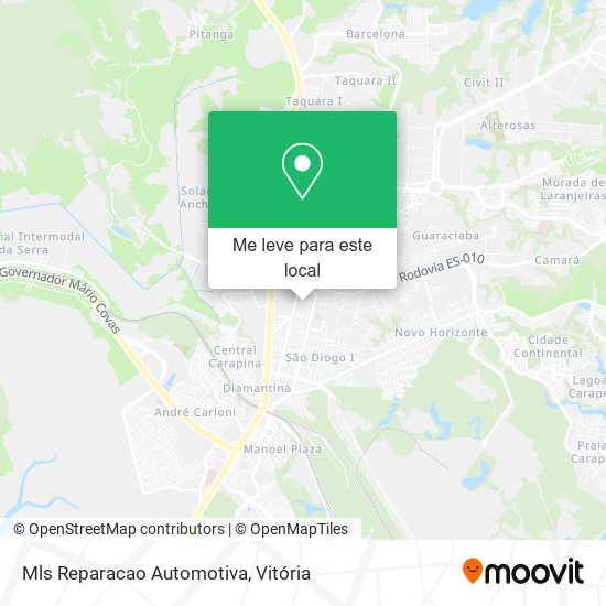 Mls Reparacao Automotiva mapa