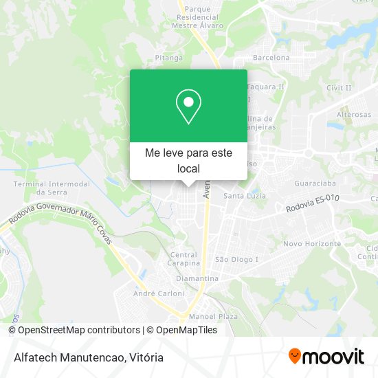 Alfatech Manutencao mapa