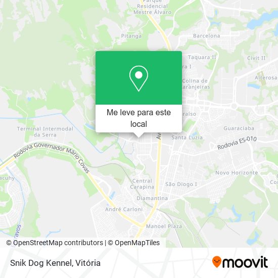 Snik Dog Kennel mapa