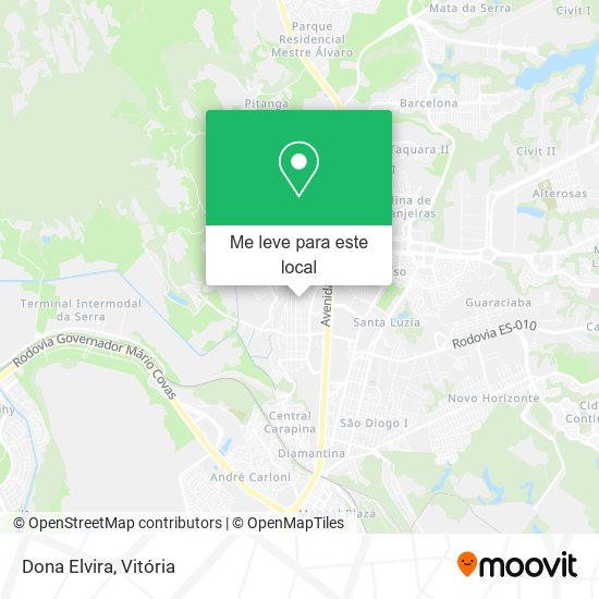 Dona Elvira mapa