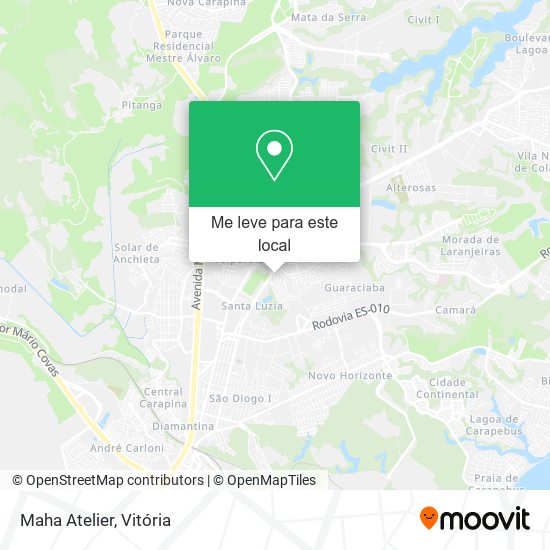 Maha Atelier mapa
