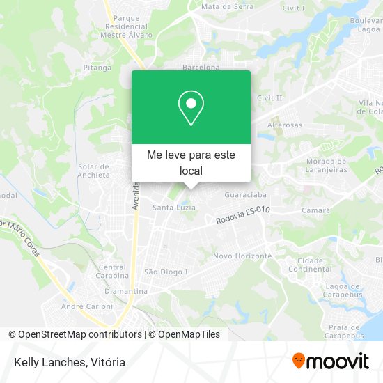 Kelly Lanches mapa