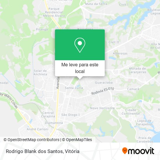 Rodrigo Blank dos Santos mapa