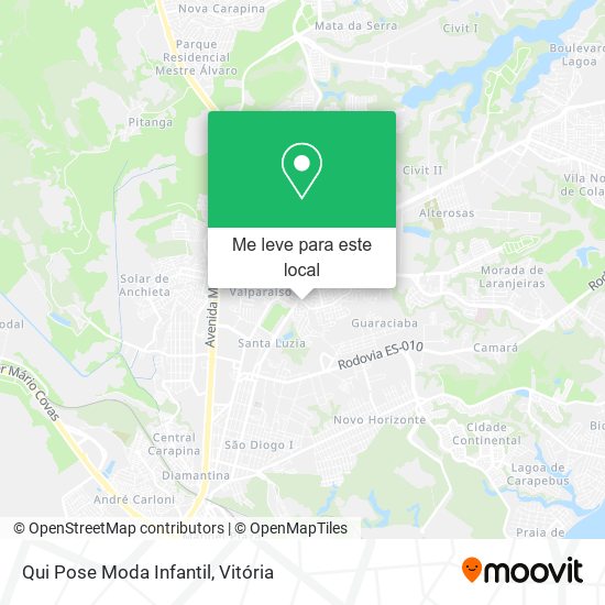 Qui Pose Moda Infantil mapa