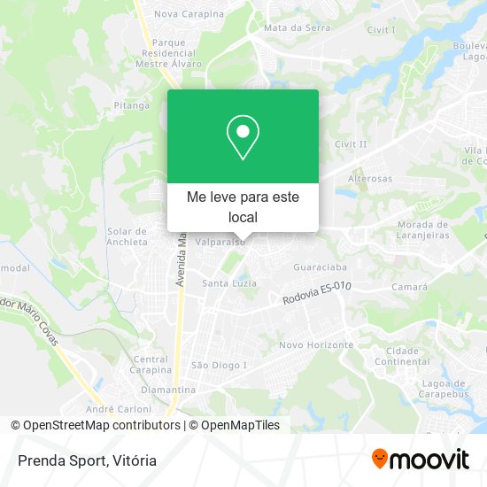 Prenda Sport mapa