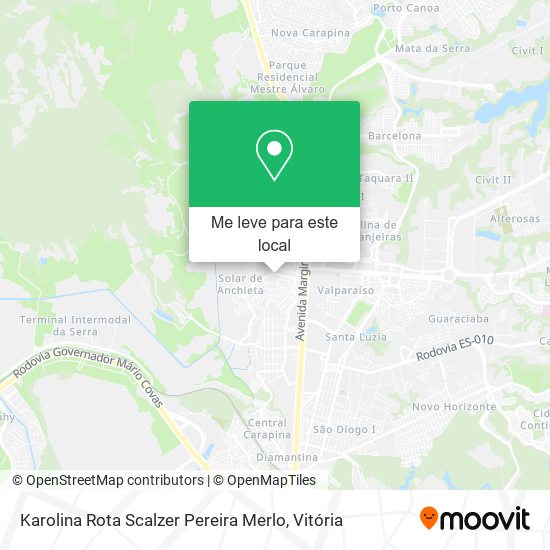 Karolina Rota Scalzer Pereira Merlo mapa