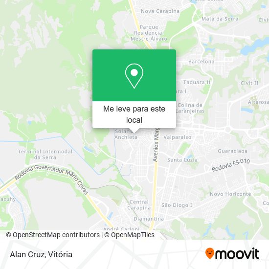 Alan Cruz mapa