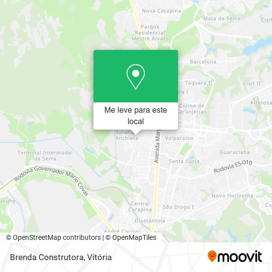 Brenda Construtora mapa