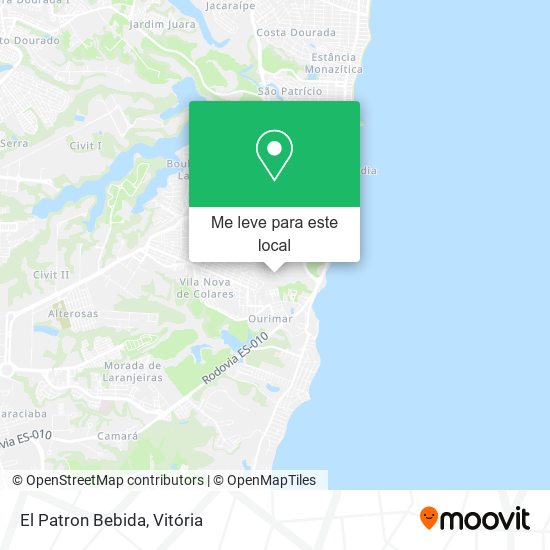 El Patron Bebida mapa