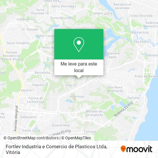 Fortlev Industria e Comercio de Plasticos Ltda mapa