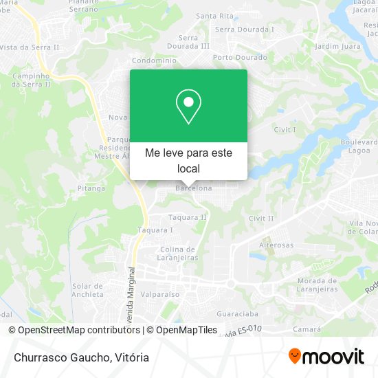 Churrasco Gaucho mapa