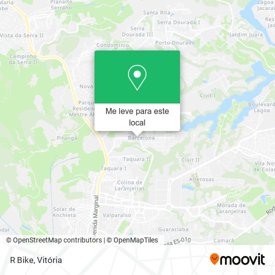 R Bike mapa