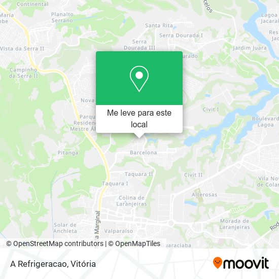 A Refrigeracao mapa