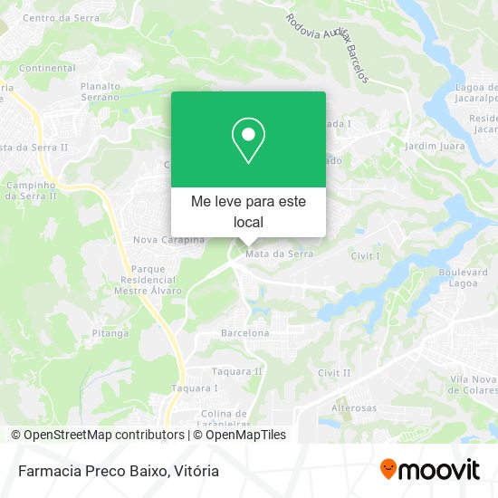 Farmacia Preco Baixo mapa