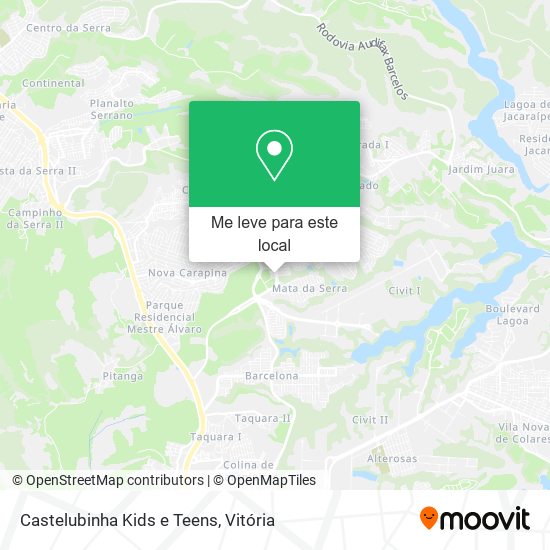 Castelubinha Kids e Teens mapa