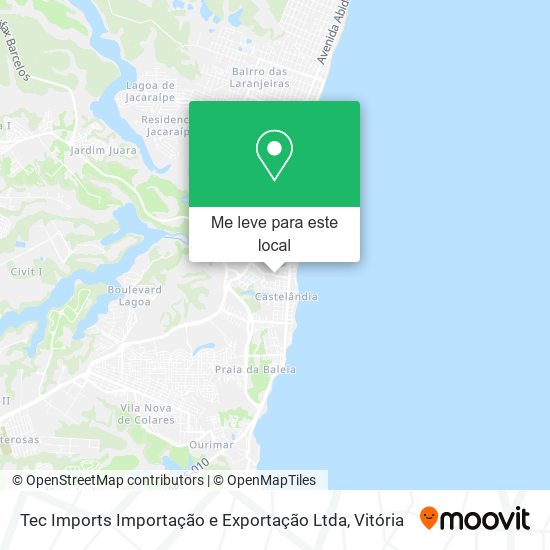 Tec Imports Importação e Exportação Ltda mapa