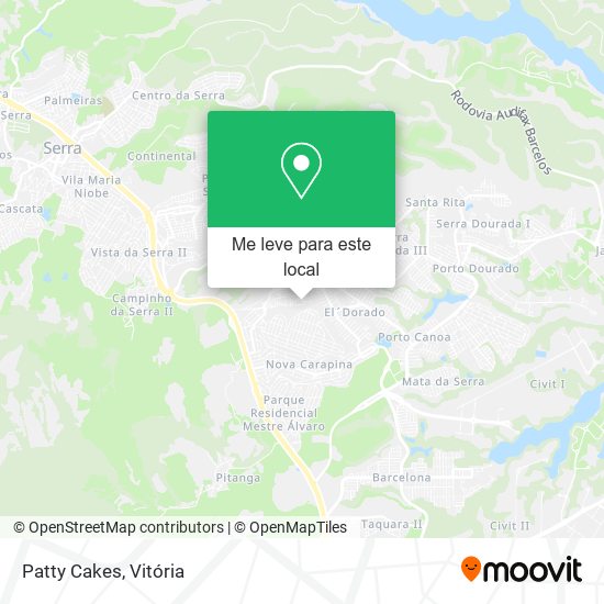 Patty Cakes mapa