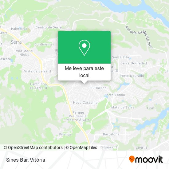 Sines Bar mapa