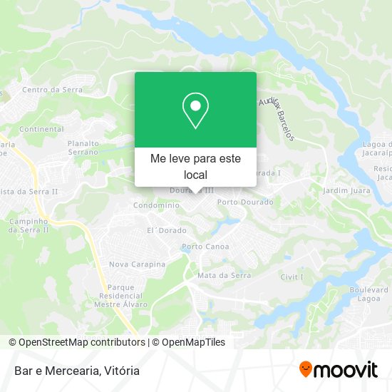 Bar e Mercearia mapa