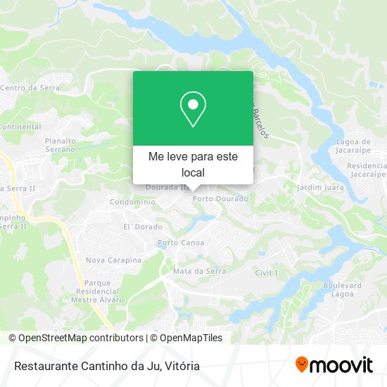 Restaurante Cantinho da Ju mapa