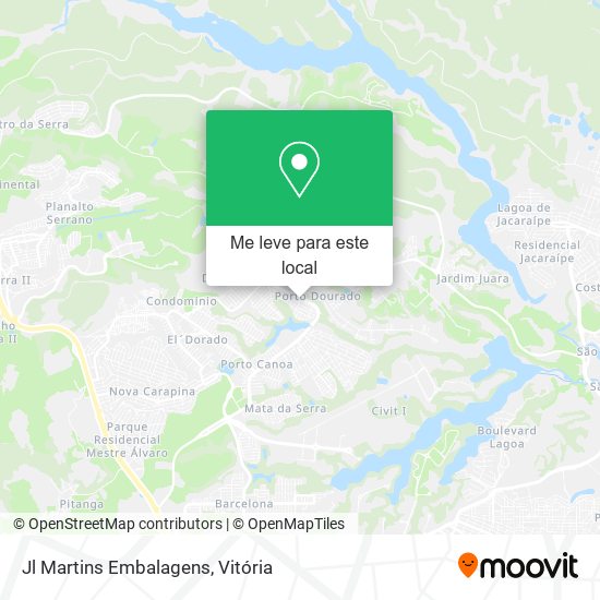 Jl Martins Embalagens mapa
