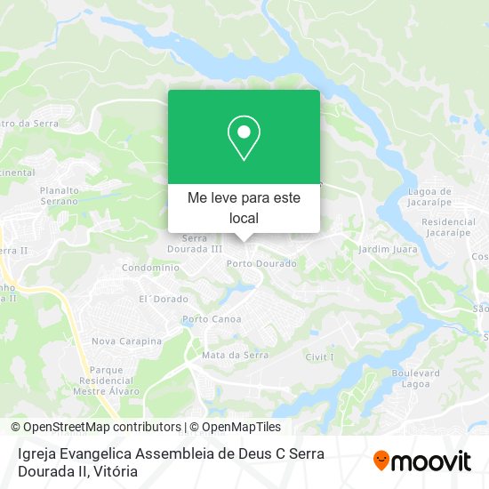 Igreja Evangelica Assembleia de Deus C Serra Dourada II mapa