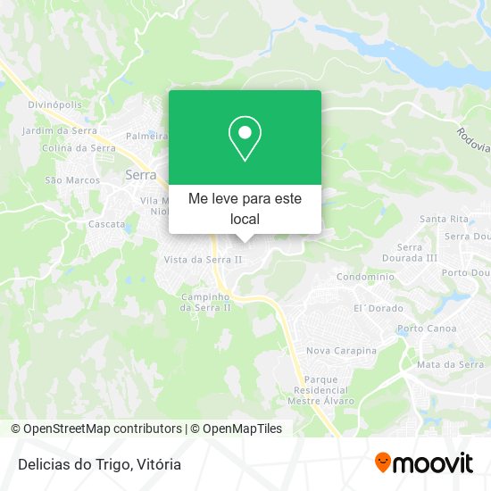 Delicias do Trigo mapa