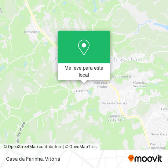 Casa da Farinha mapa